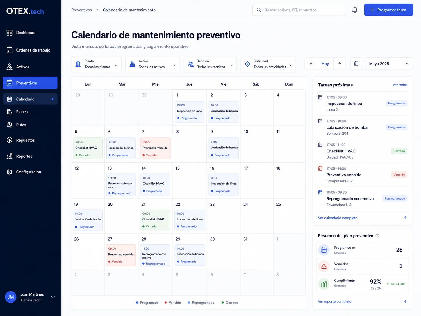 Criterios de app móvil offline, KPIs e integraciones que definen la adopción de un software de mantenimiento