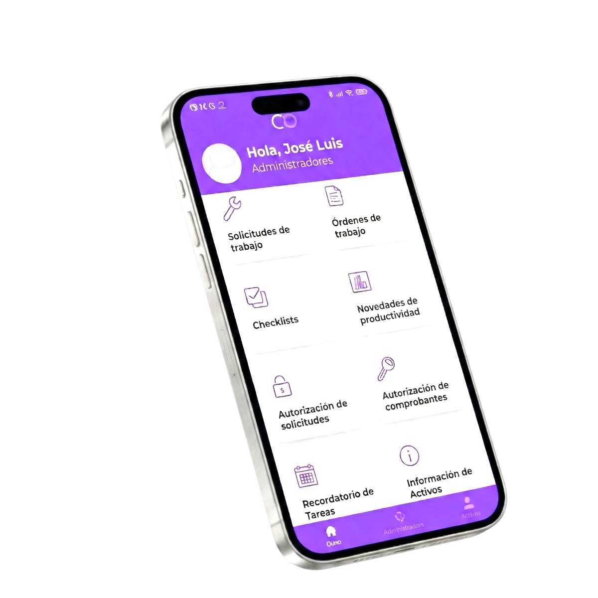Interfaz OTEX CMMS para gestión de mantenimiento